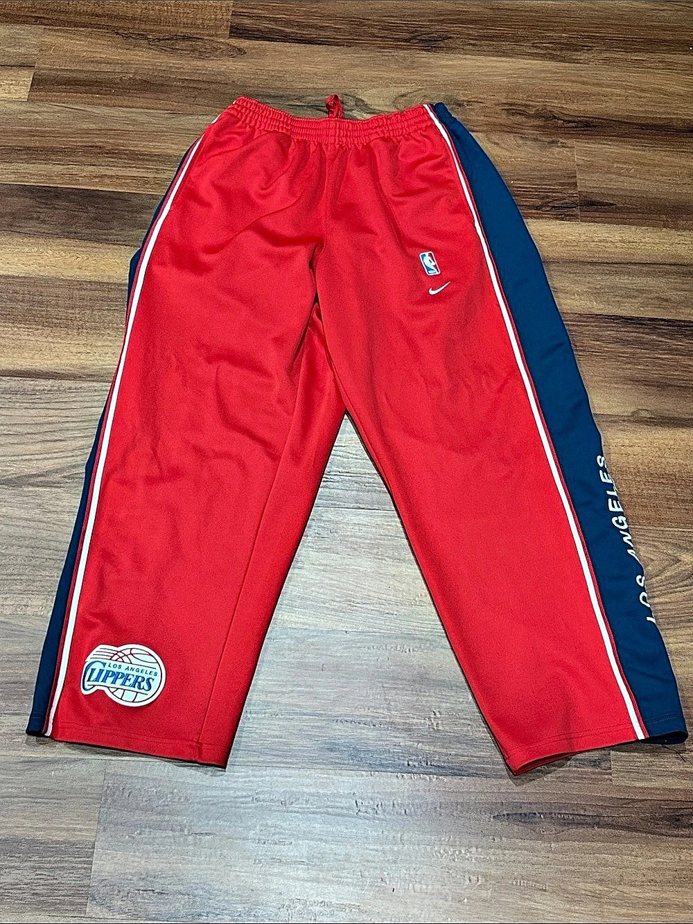 Nike Los Angeles Clippers Team Edition pants NBA Team Pants Red Blue XL Like New